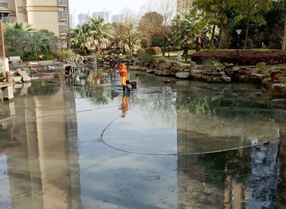 凤庆景观池淤泥清理